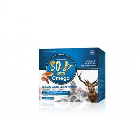 MULTIVITAMIN 30B LINHZI OMEGA - HỘP 10 VỈ X 10 VIÊN