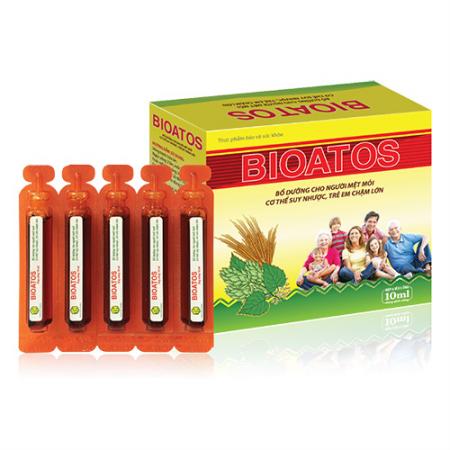 BIOATOS ỐNG NHỰA - HỘP 20 ỐNG 10 ML BIOATOS ỐNG NHỰA - HỘP 20 ỐNG 10 ML