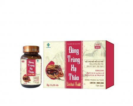 ĐÔNG TRÙNG HẠ THẢO LINHZI GOLD - HỘP 2 LỌ 30 VIÊN