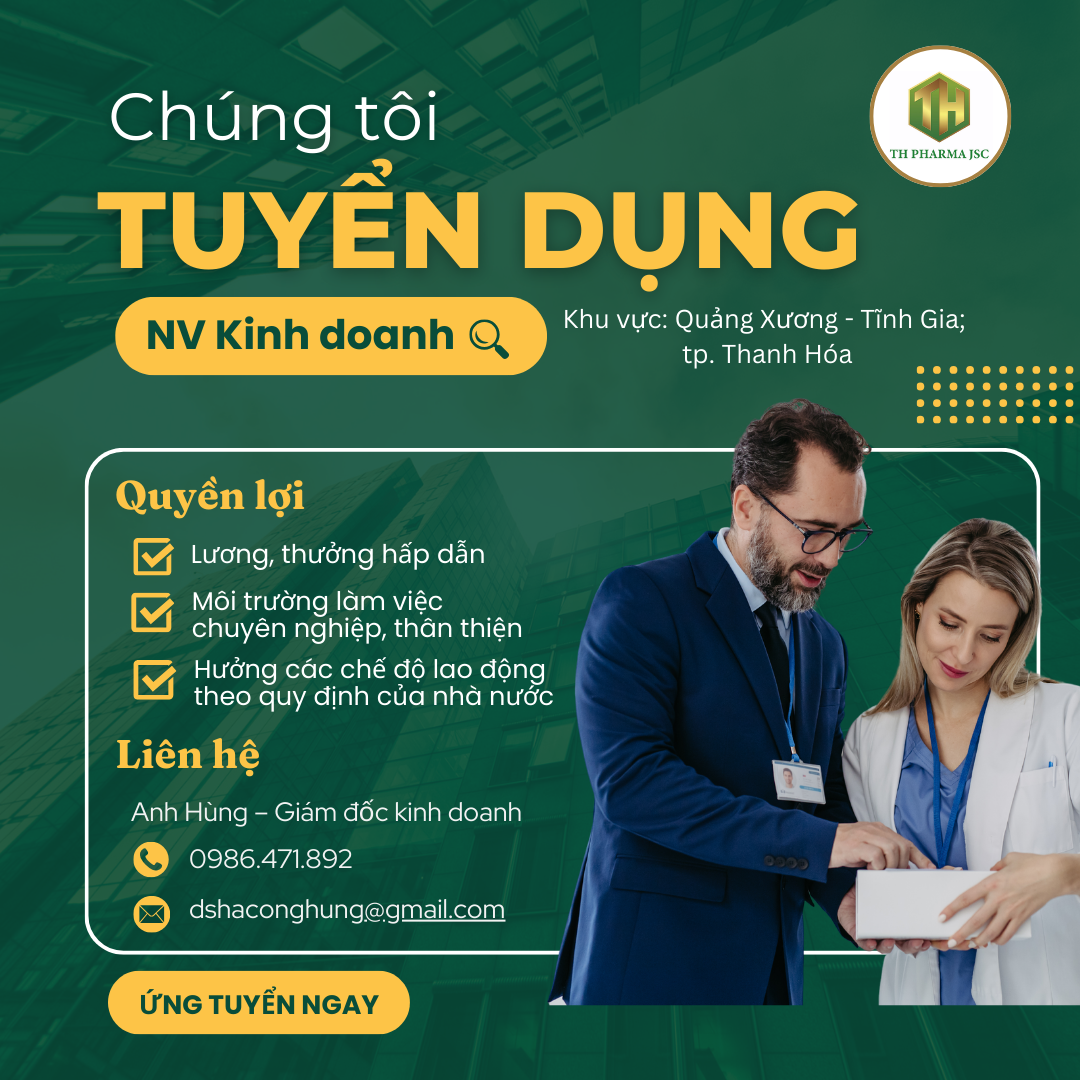 TUYỂN DỤNG NHÂN VIÊN KINH DOANH