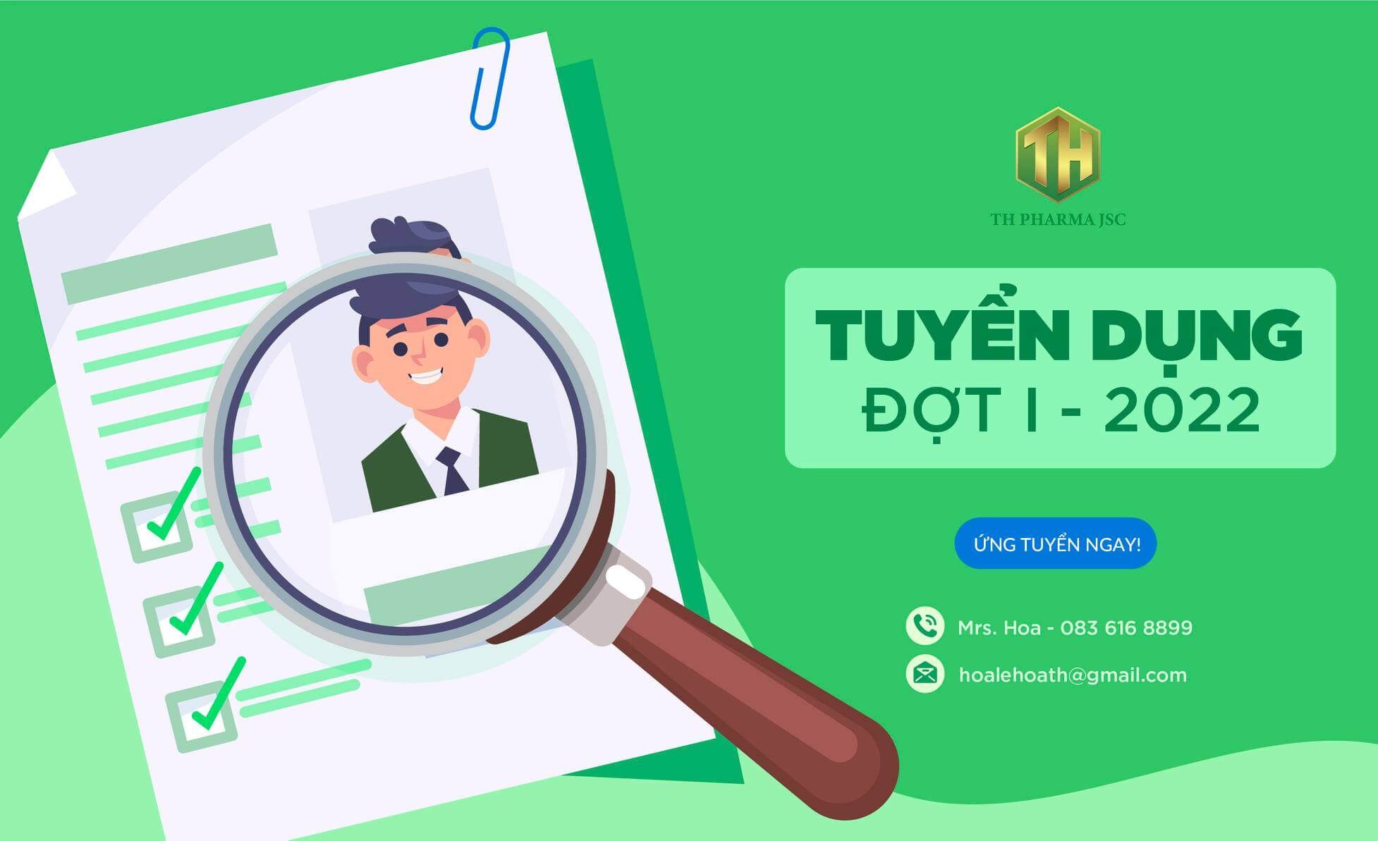 TUYỂN DỤNG NHÂN SỰ ĐỢT I - 2022